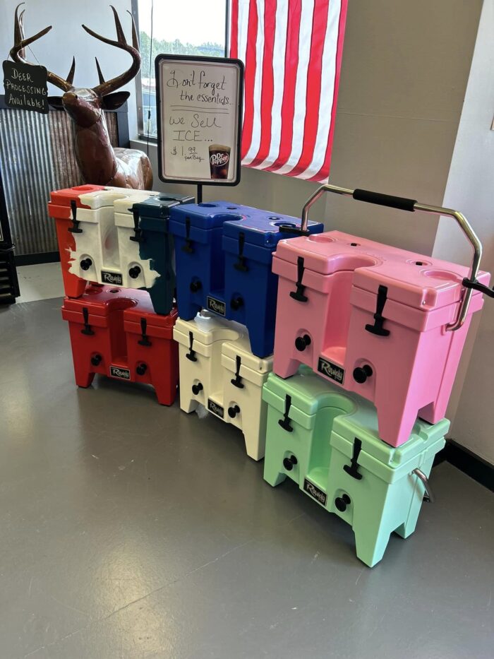 all six colors of coolers